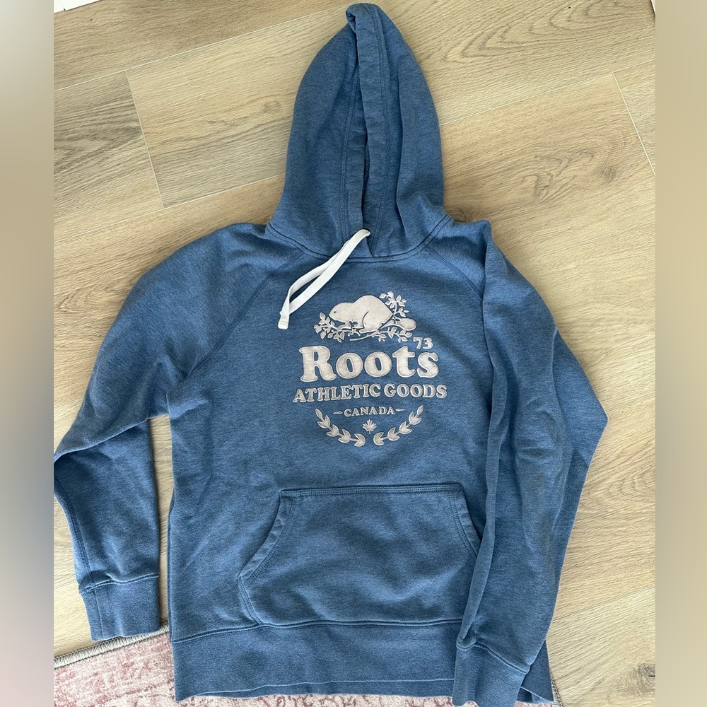 Roots Women’s Athletic Blue Hoodie